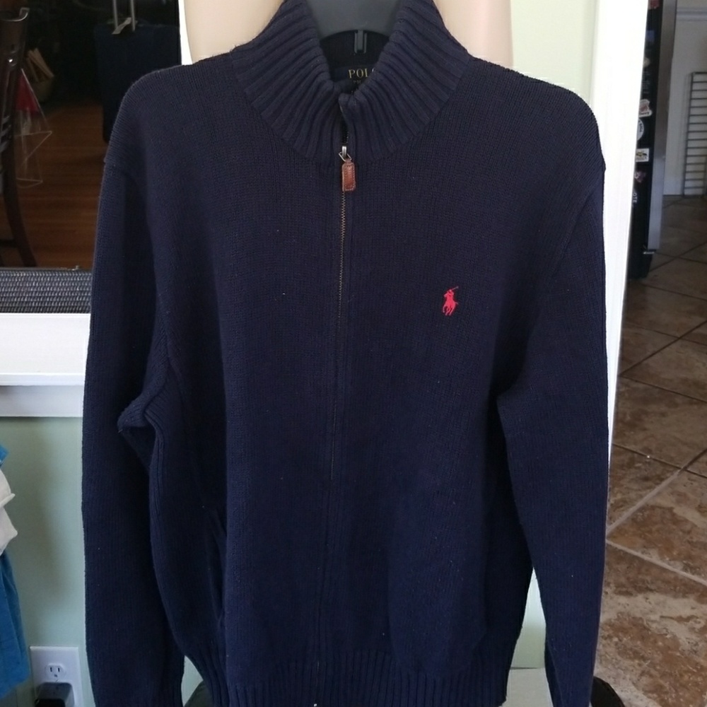 Men's zip up Ralph Lauren Sweater